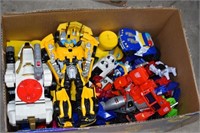 Large Lot Mostly Transformer Action Toys
