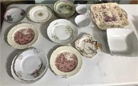 Lot of Dishes- Alfred Meakin & Masons England