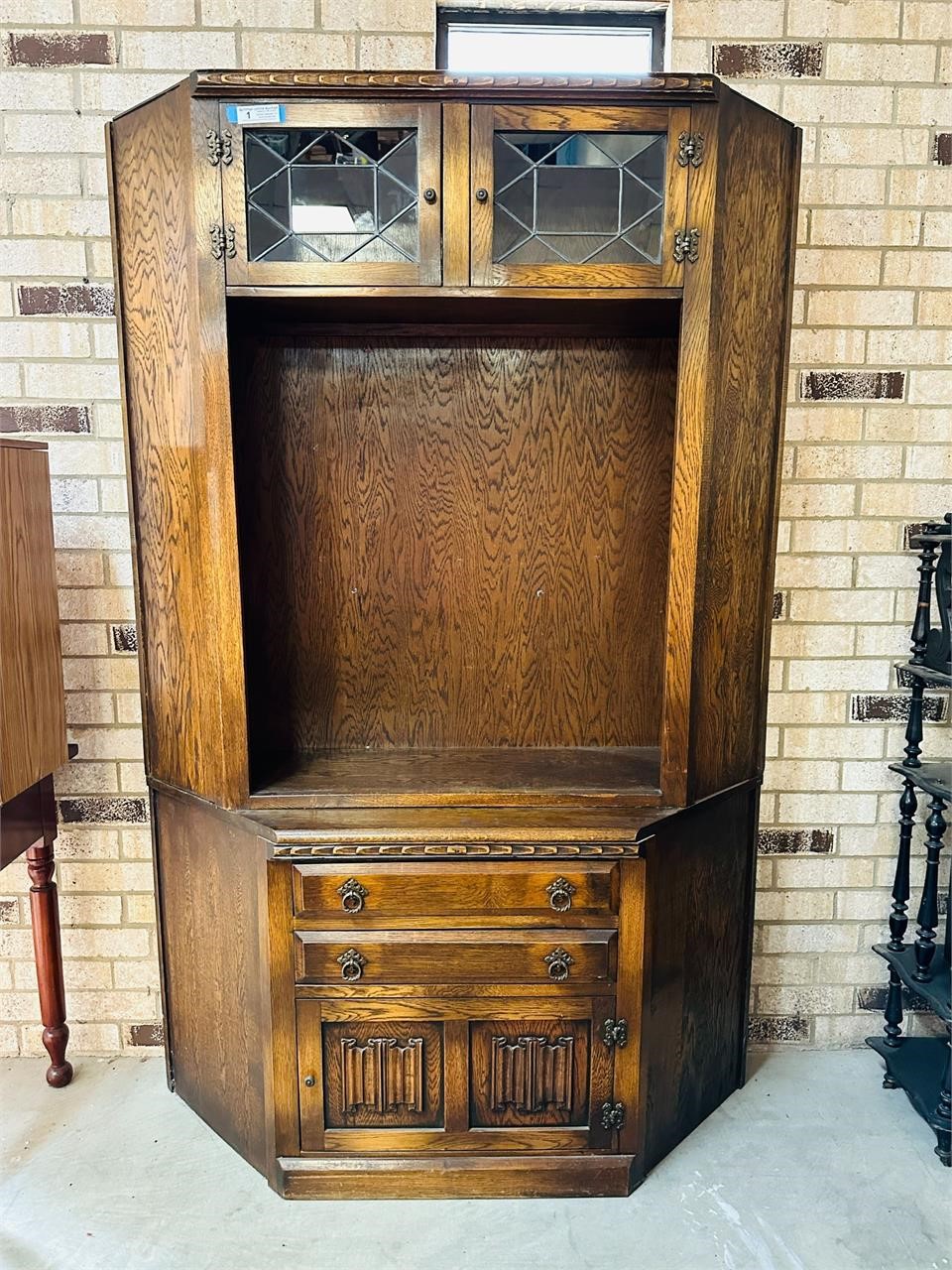 Vintage 2 Piece Cabinet