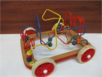 Wooden Pull Toy Vintage Anatex