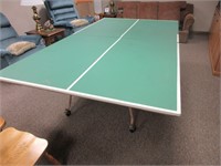 Full-size Ping Pong Table - Folds Up and Rolls