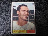 1961 TOPPS #33 GARY GEIGER RED SOX VINTAGE