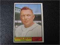 1961 TOPPS #184 STEVE BILKO ANGELS VINTAGE