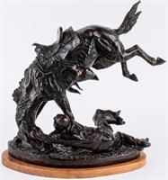 Art Frederic Remington Replica Bronze “Wild Pony"