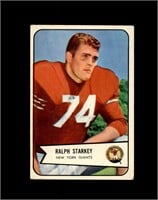 1954 Bowman #67 Ralph Starkey SP RC VG to VG-EX+
