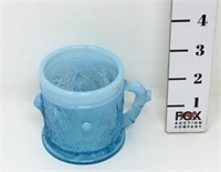 Northwood Blue Opalescent Stump & Vine Mug