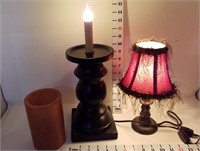 Electric Candle & Mini Lamp