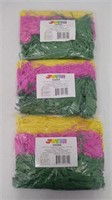 New - 3 x 10oz - Tricolors Easter Grass Shred