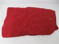 "Used" Red Fitte Queen Sheet, 100% Cotton,