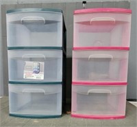 (2) Sterilite Storage Containers