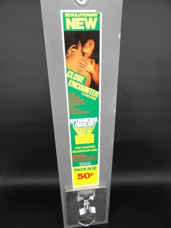 1970s - 80s Coin Operated Condom Machine