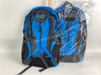 Blue backpacks RSVP Vacations.