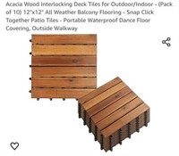 MSRP $44 Interlocking Deck Tiles