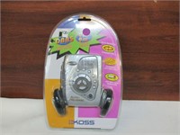 KOSS NEW Walk Radio / Cassette Player
