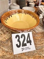 Vintage Pottery Bowl Marked(Kitchen)