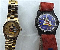 (2) MICKEY MOUSE WATCH LOT