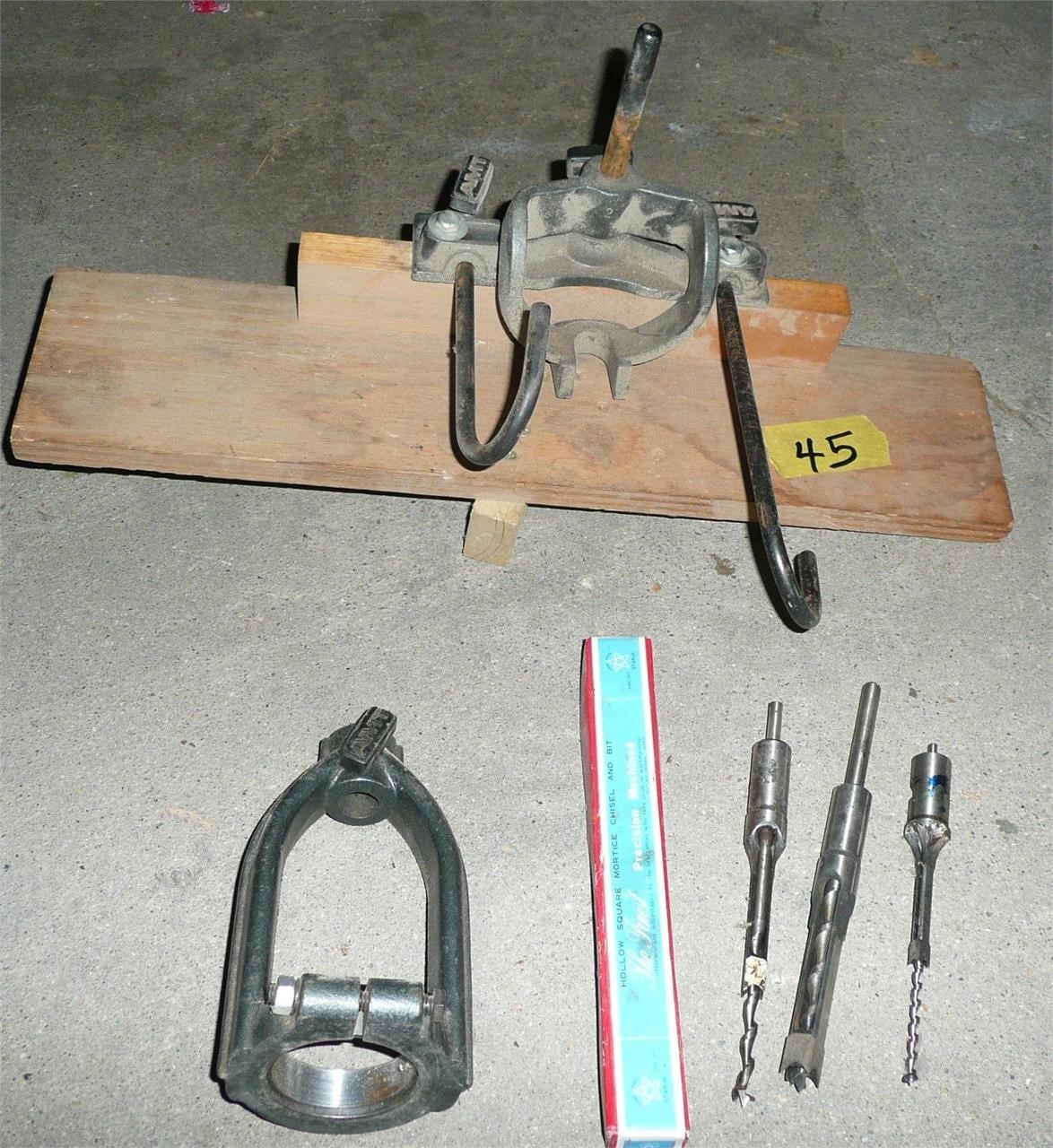 Drill Press Mortice Chisel & Bit Set