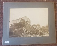 Interesting Matted Vintage Picture, Approximately