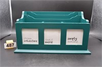Organizer with slots for photos