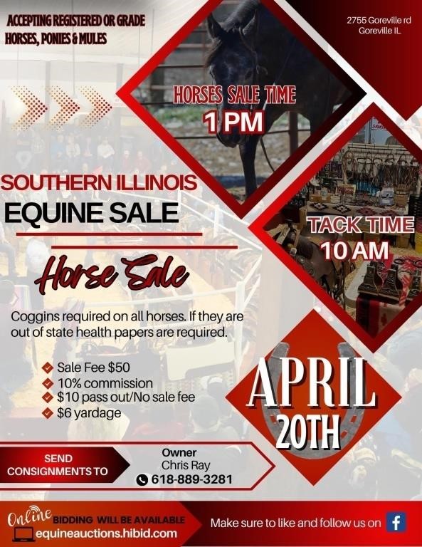 Southern Illinois Equine Sale- April Sale