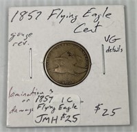 1857 Flying Eagle Cent