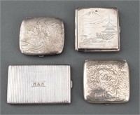American Art Deco Sterling Silver Cases, 4