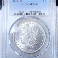 1885-O Morgan Silver Dollar PCGS - MS64+