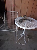 Metal Chair & Patio Table