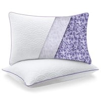 Memory Foam Pillows Queen Size Set of 2