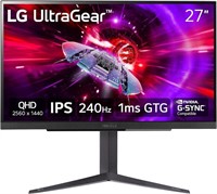 LG Ultragear 27 Inch QHD(2560x1440) IPS Gaming Mok