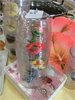 Three piece floral Tervis tumblers