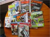 Shooting magazines.