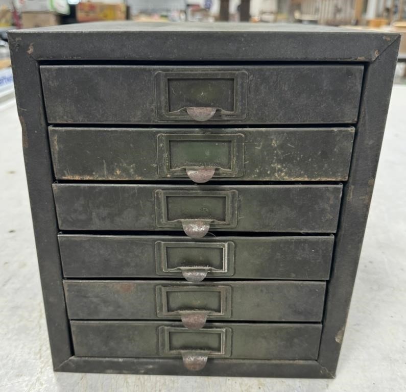 6 Drawer Machinist Cabinet and Contents