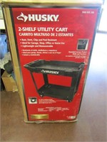 NEW Husky 2 Shelf Utility Cart RTL$119