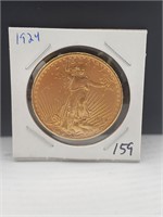 1924 $20 Gold St. Gaudens