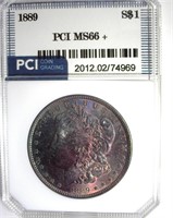 1889 Morgan MS66+ LISTS $3800