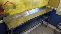 Stainless Steel table / overshelf