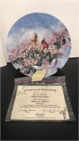 Wings of Nature collector plate w/ COA
