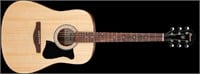 Hbanez acoustic guitar Natural wood and guitar cas