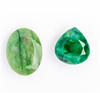 Jewelry Unmounted Emerald Stones