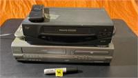 VCR,VHS and CD player