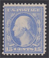 US Stamps #340 Mint NH 15 cent perf 12 Washington