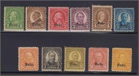US Stamps #669-679 Mint LH Nebraska overprints set