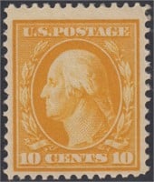 US Stamps #381 Mint LH 10 cent perf 12 Washington