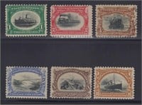 US Stamps #294-299 Mint & Used mixed set of Pan-Am