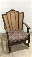 Mahogany Rocking Chair with Caning M9C