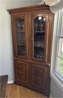 Vntg corner cabinet