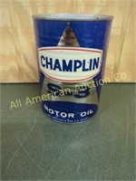 CHAMPLIN S-3 METAL 1QT MOTOR OIL CAN