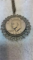 1974 Liberty dollar necklace