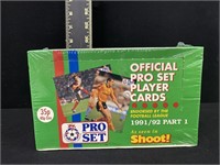 SEALED 1991/1992 Soccer Pro Set Trading Cards